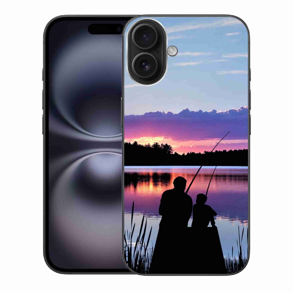 Gelový kryt mmCase na iPhone 16 Plus - rybaření 2