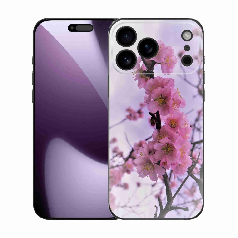 Gelový kryt mmCase na iPhone 17 Pro Max - květiny 7