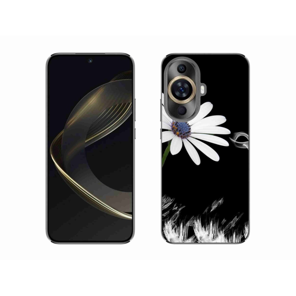 Gelový kryt mmCase na Huawei Nova 11 - bílá květina