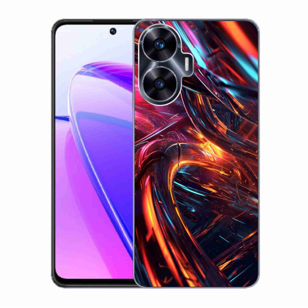 Gelový kryt mmCase na Realme C55 - abstraktní motiv 10