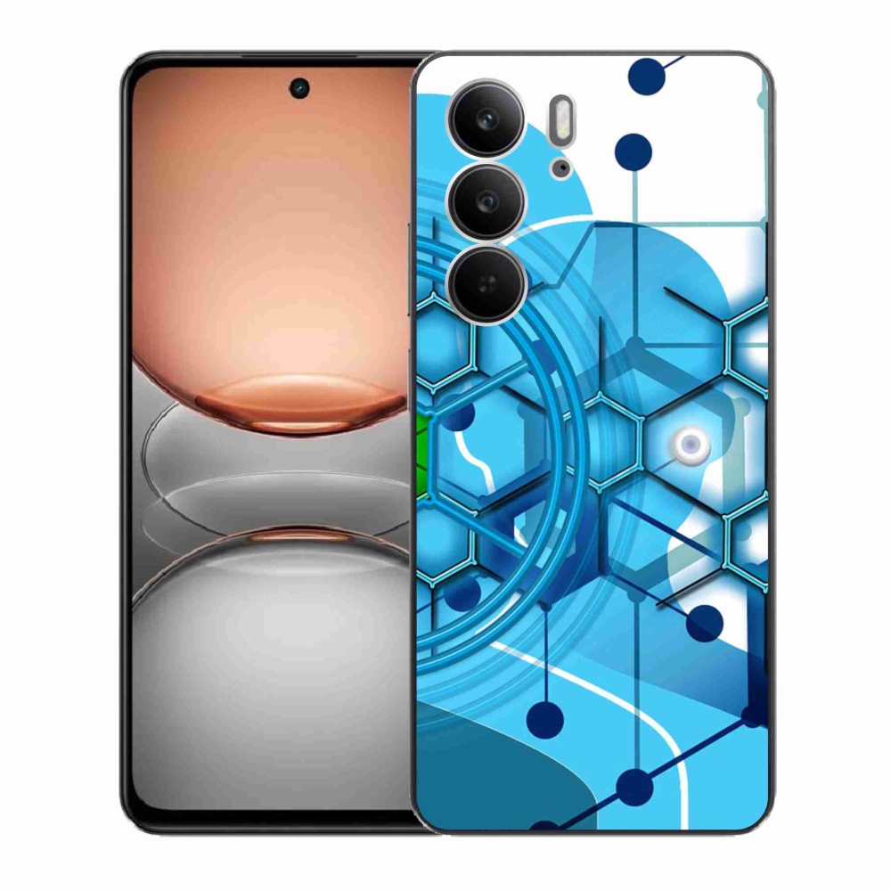 Gelový kryt mmCase na Realme C75 - abstraktní vzor 2