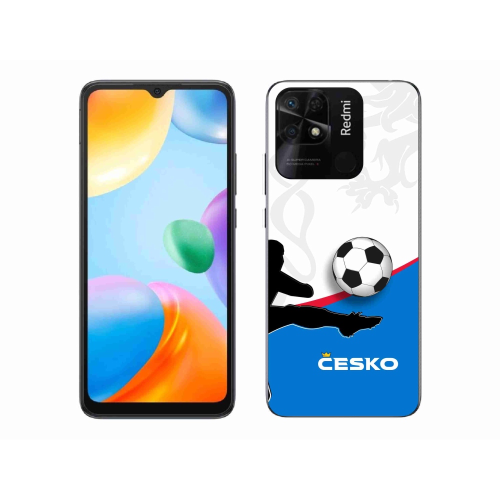 Gelový kryt mmCase na Xiaomi Redmi 10C - fotbal Česko 3