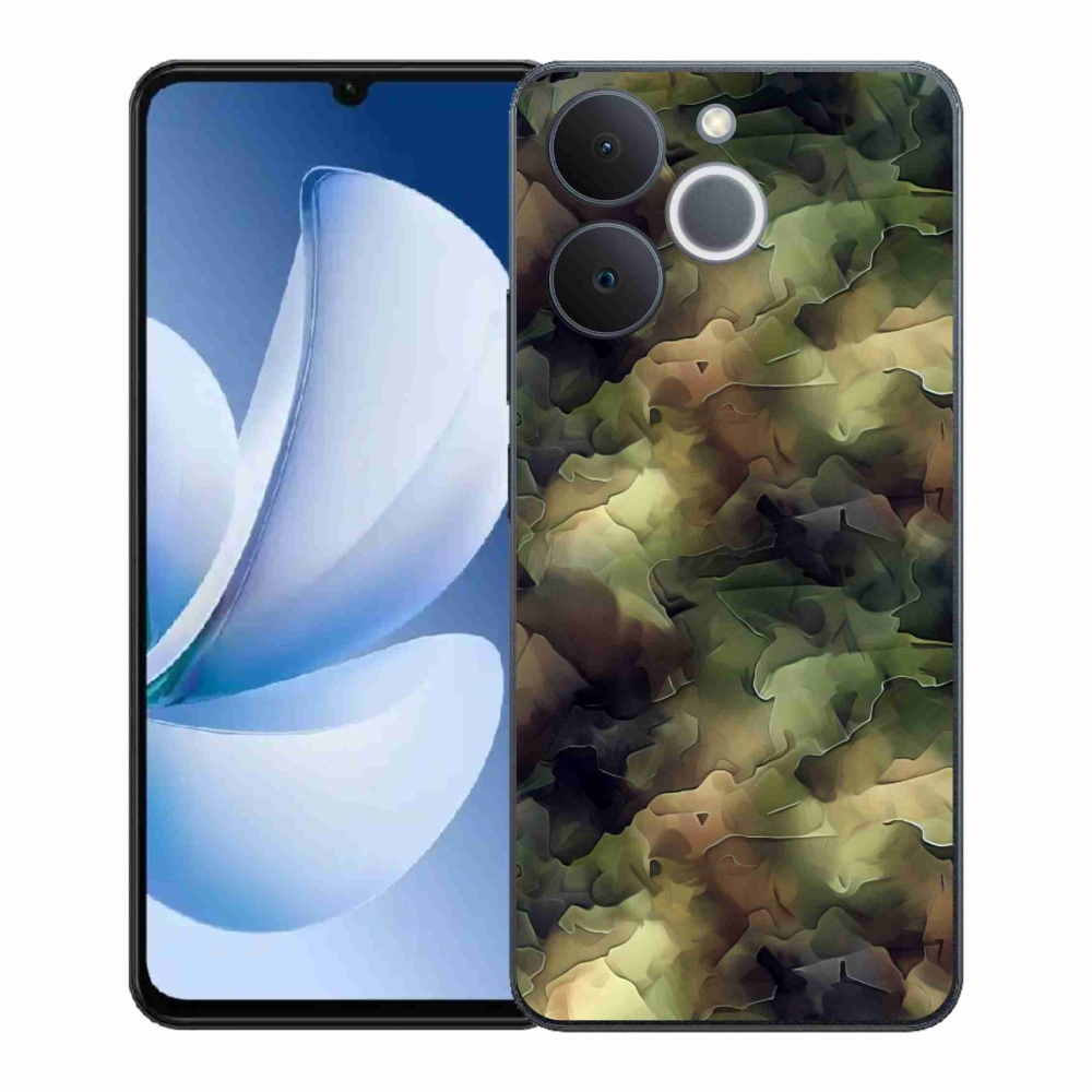 Gelový kryt mmCase na Realme Note 70T - maskáčový vzor 10