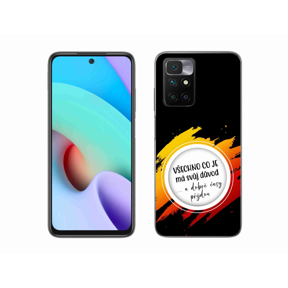 Gelový kryt mmCase na Xiaomi Redmi 10/Redmi 10 (2022) - citát 3 černé pozadí