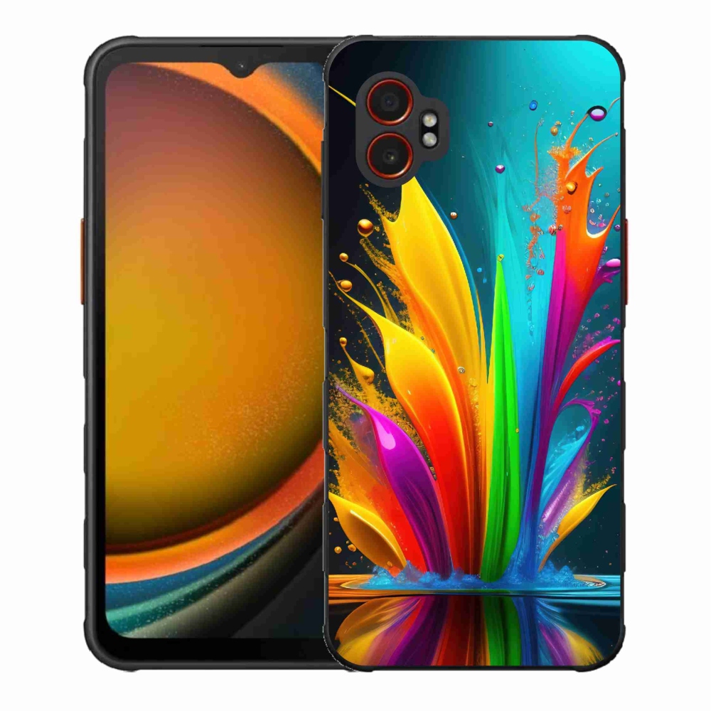 Gelový kryt mmCase na Samsung Galaxy Xcover 7 Pro - abstraktní motiv 1