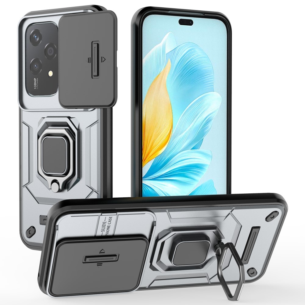 Lens odolný hybridní kryt na Honor 200 Lite 5G - šedý