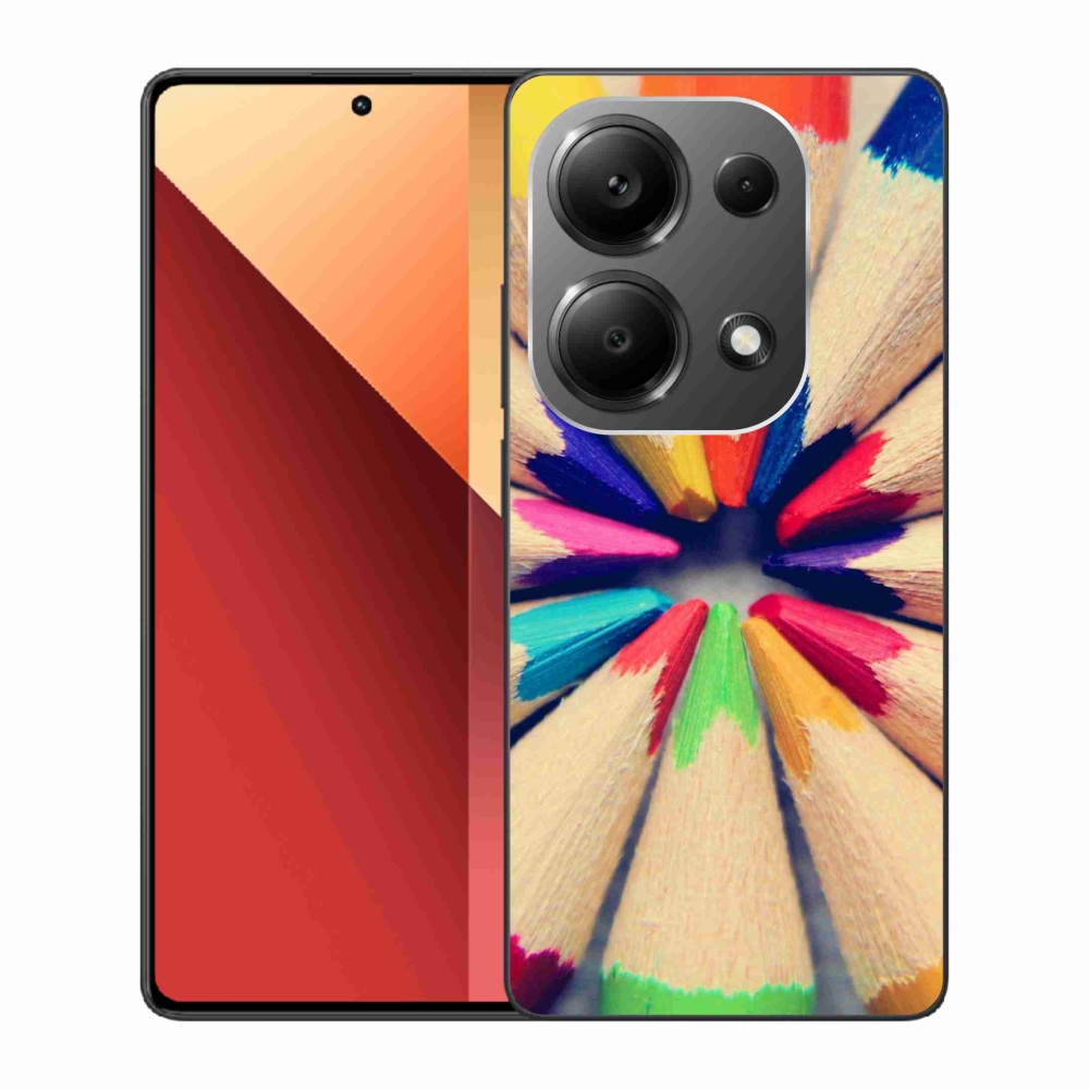 Gelový kryt mmCase na Xiaomi Redmi Note 13 Pro 4G/Poco M6 Pro - pastelky 