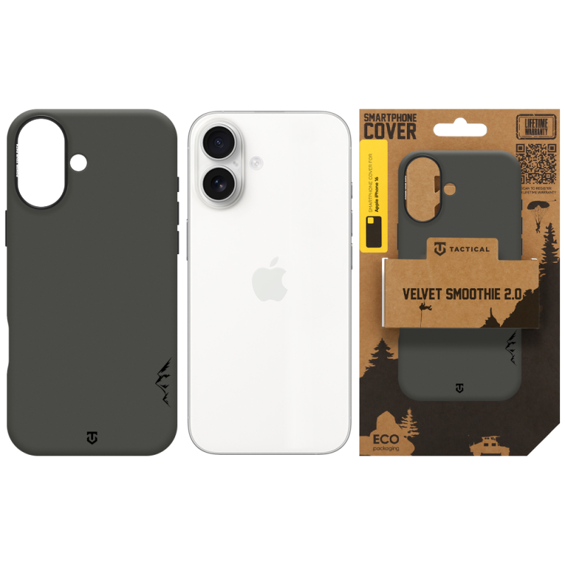 Tactical MagForce Velvet Smoothie 2.0 Kryt pro Apple iPhone 16 Bazooka