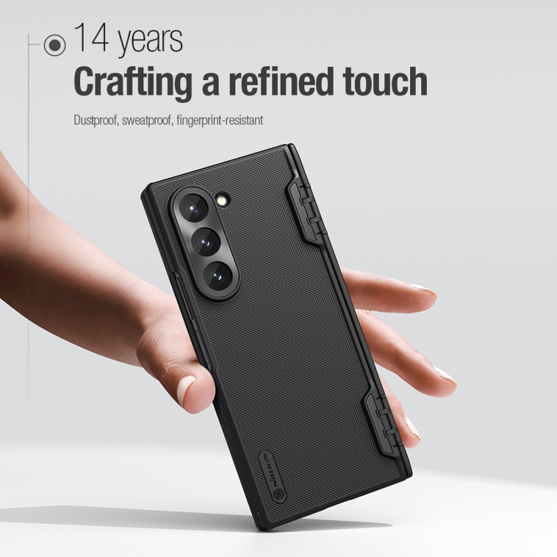 Nillkin Super Frosted FOLD Magnetic Zadní Kryt pro Samsung Galaxy Z Fold 6 Black
