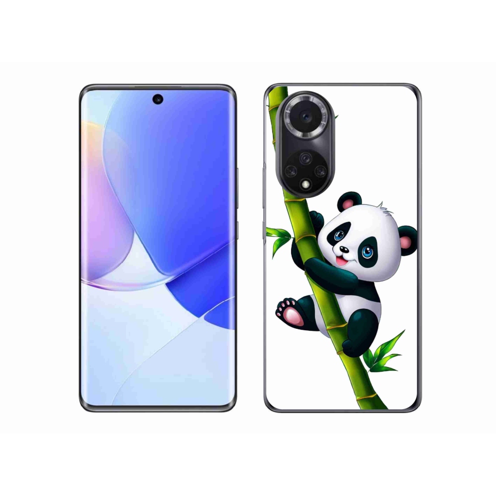Gelový kryt mmCase na Honor 50 - panda na bambusu