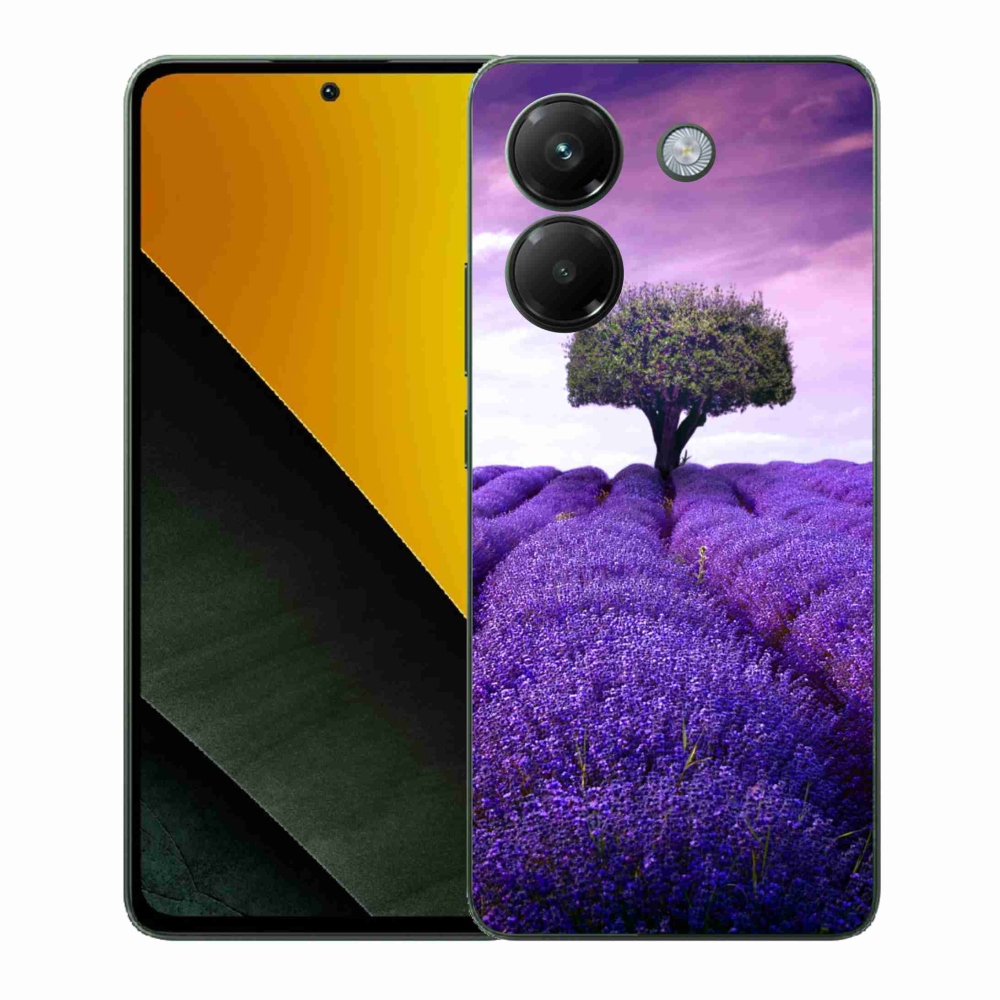 Gelový kryt mmCase na Xiaomi Poco M7 Pro 5G - levandulová louka