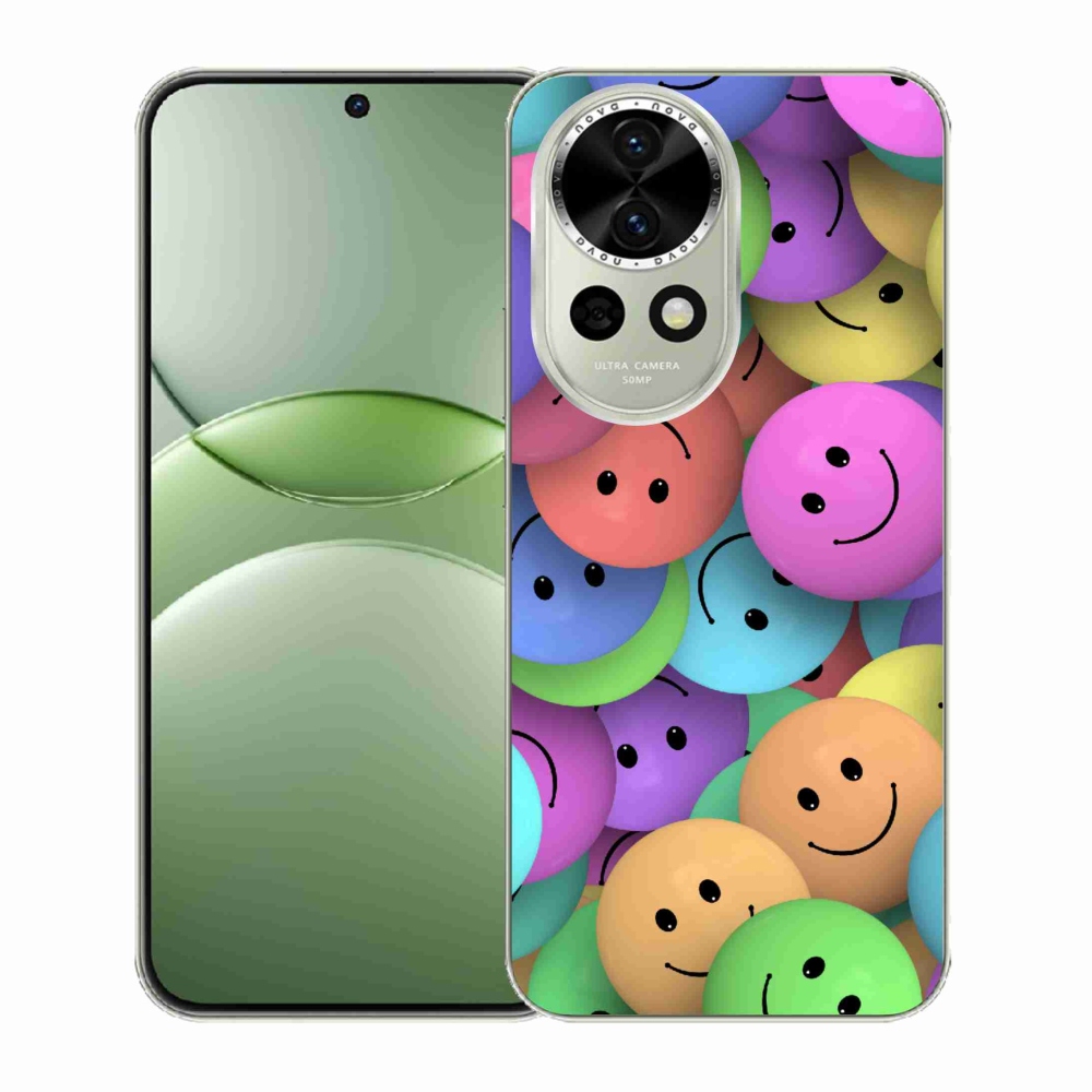 Gelový kryt mmCase na Huawei Nova 13 5G - barevní smajlíci