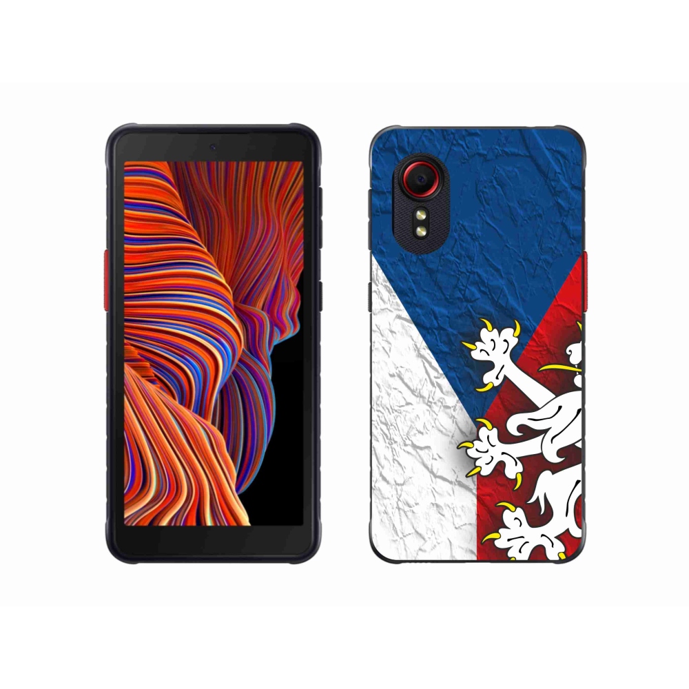 Gelový kryt mmCase na Samsung Galaxy Xcover 5 - česká vlajka 1