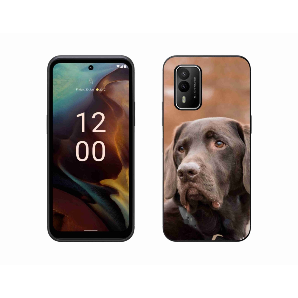 Gelový obal mmCase na Nokia XR21 - hnědý labrador