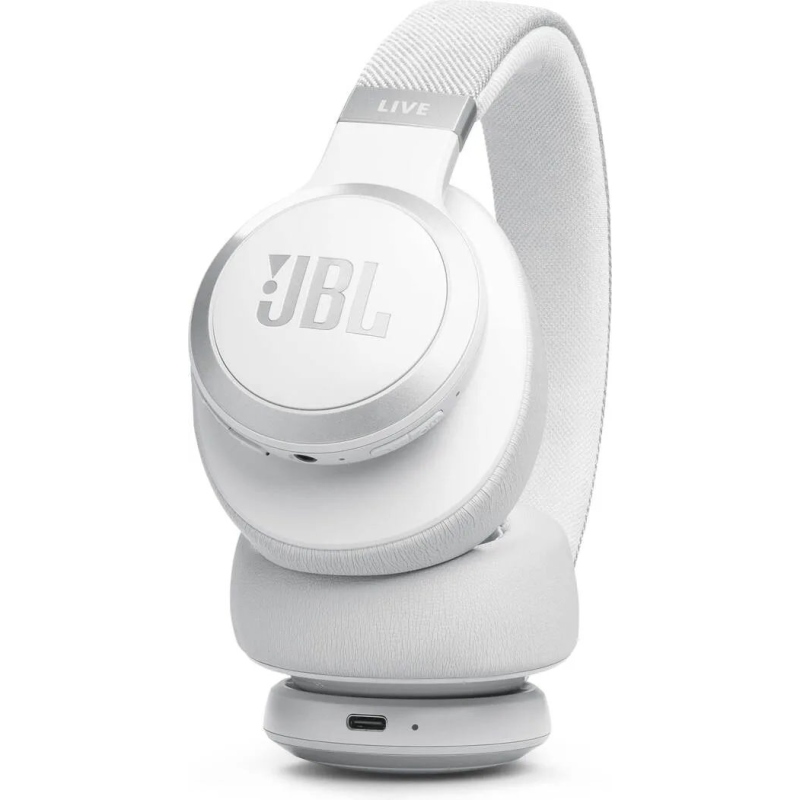 JBL Live 770NC Bluetooth Headset White