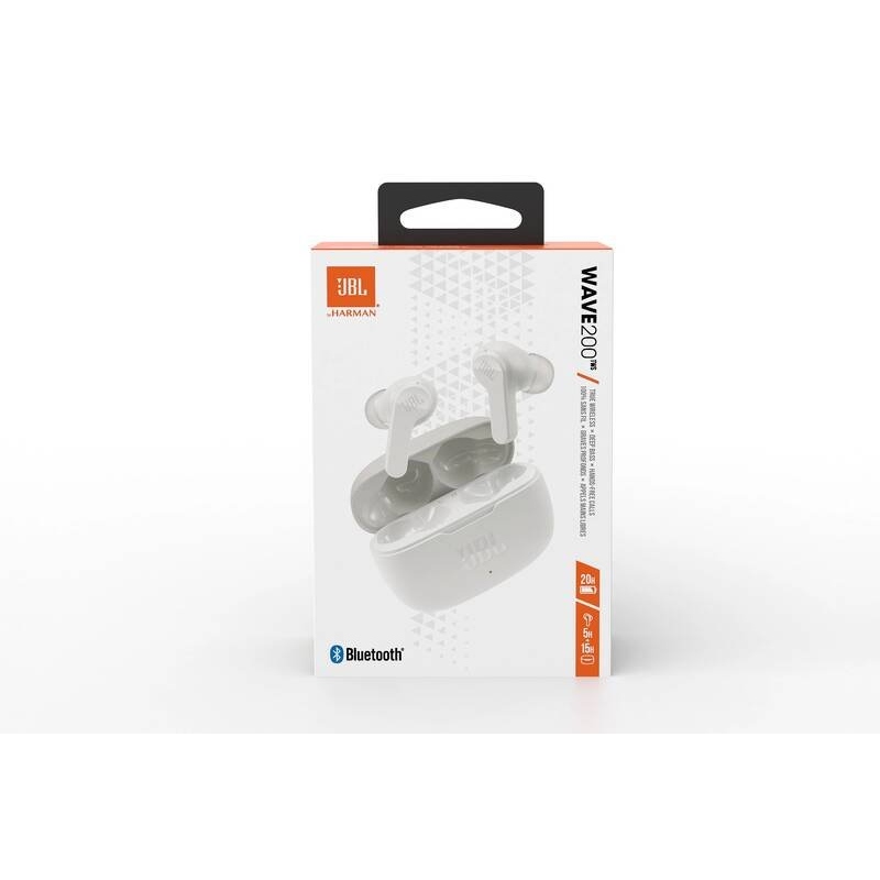 JBL Wave 200 Bezdrátová Sluchátka White