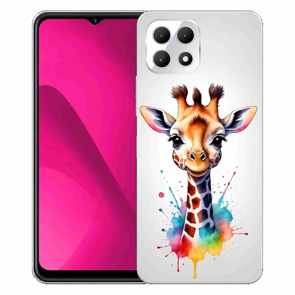 Gelový kryt mmCase na T-Mobile T Phone 2 - žirafa 1