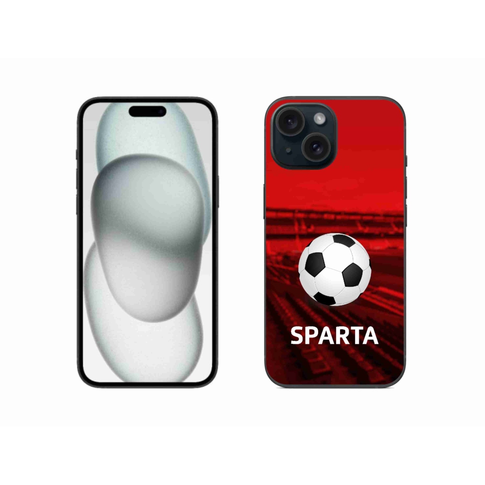 Gelový kryt mmCase na iPhone 15 - sparta 1
