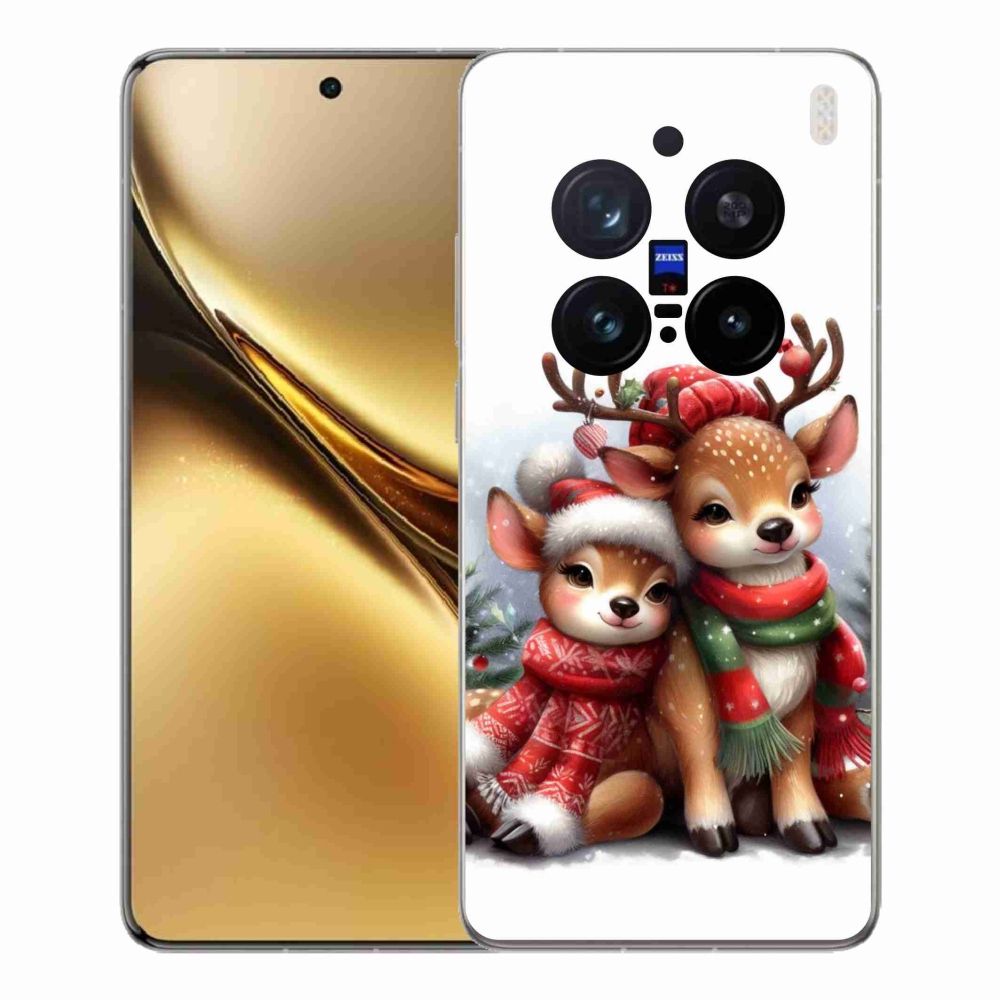Gelový kryt mmCase na Vivo X200 Pro 5G - vánoční sobi