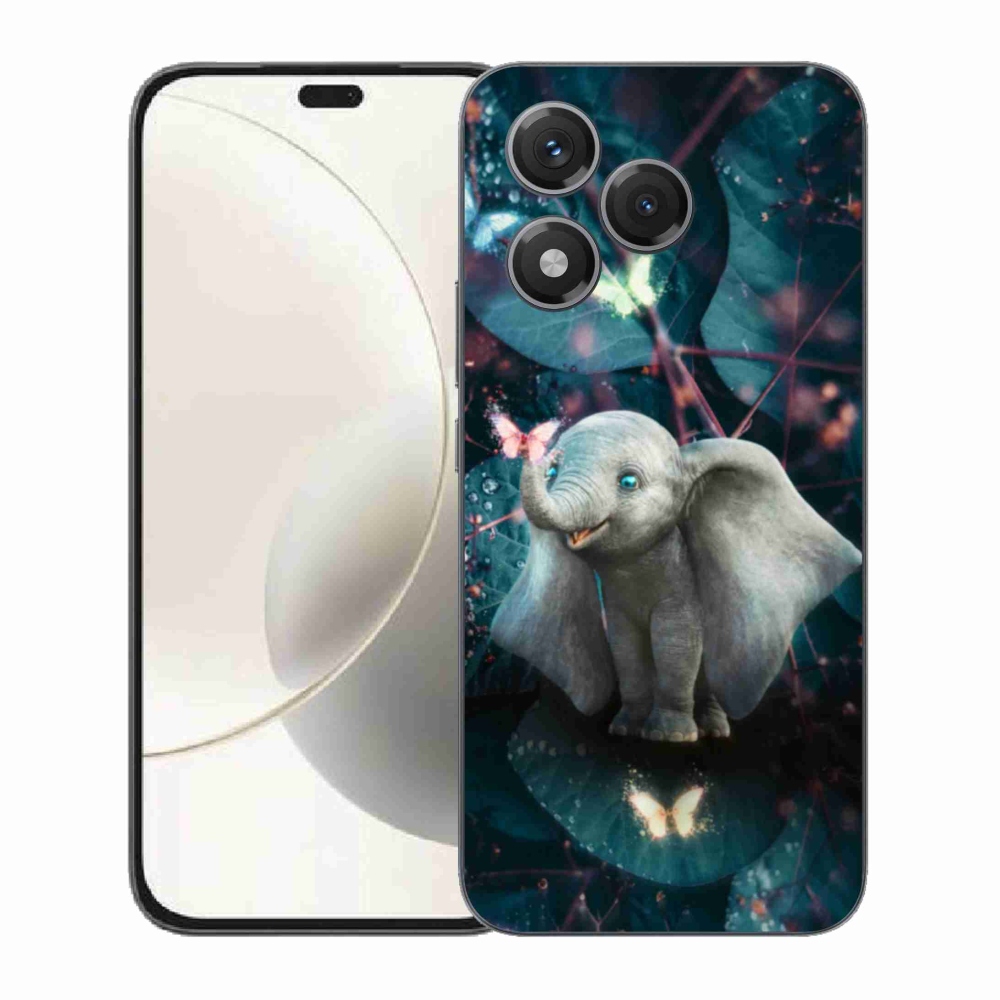 Gelový kryt mmCase na Honor 400 Lite - roztomilý slon