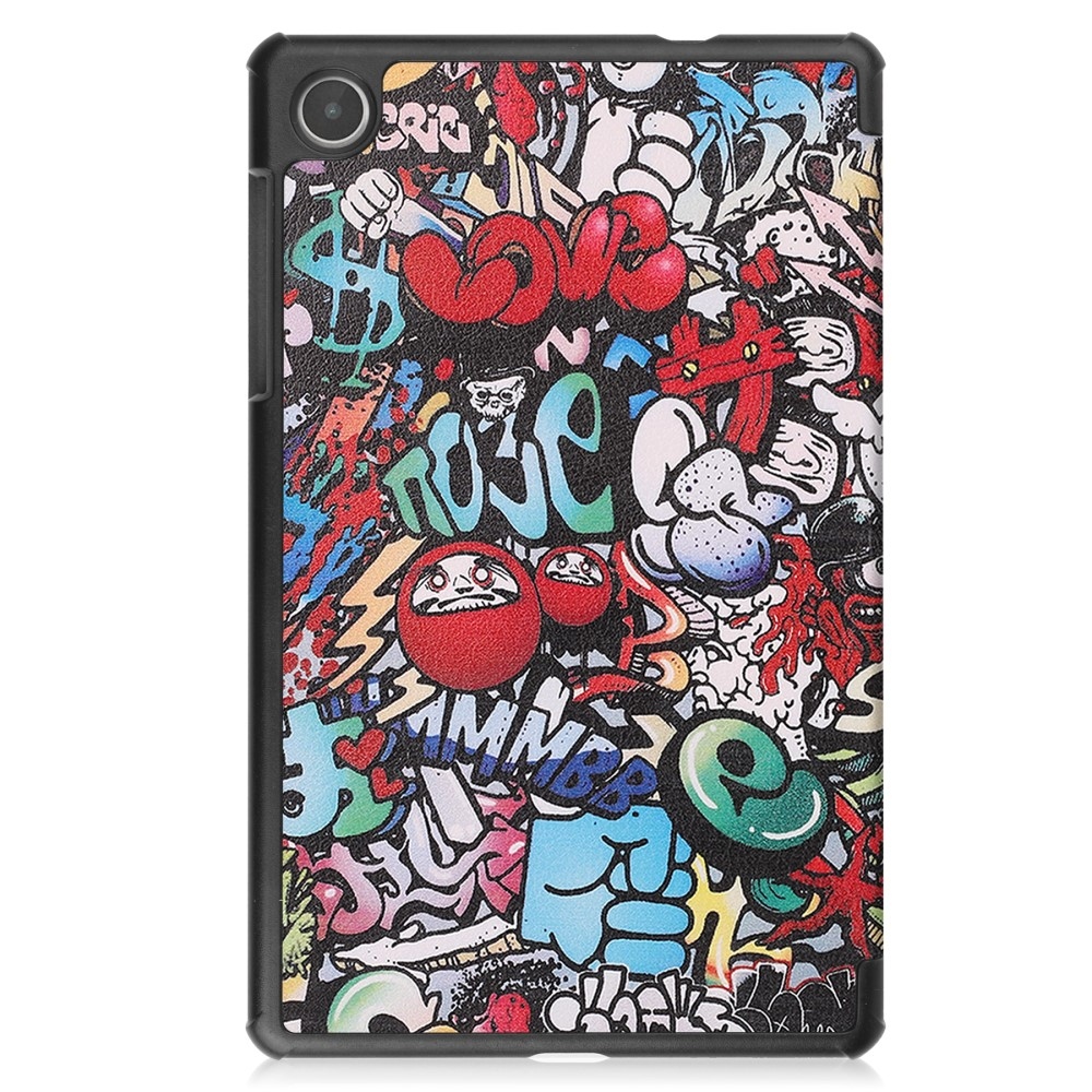 Patte zavírací pouzdro na Lenovo Tab M8 4. Gen (2024) - graffiti