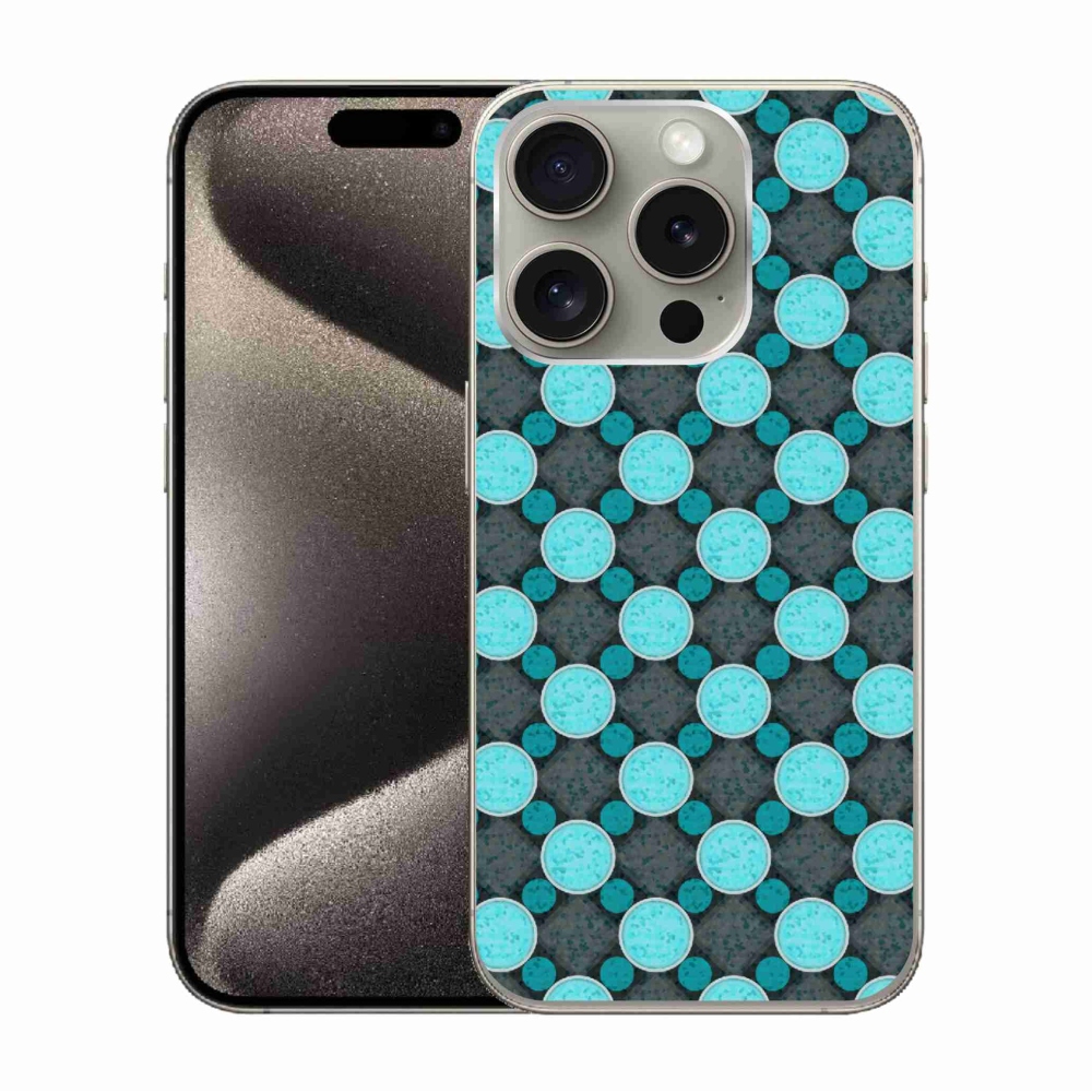 Gelový kryt mmCase na iPhone 15 Pro - abstraktní motiv 14