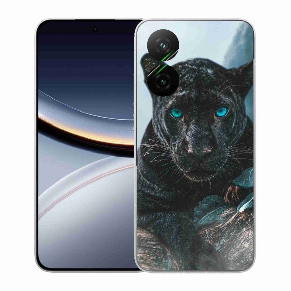 Gelový kryt mmCase na Xiaomi Poco F7 5G - černý panter