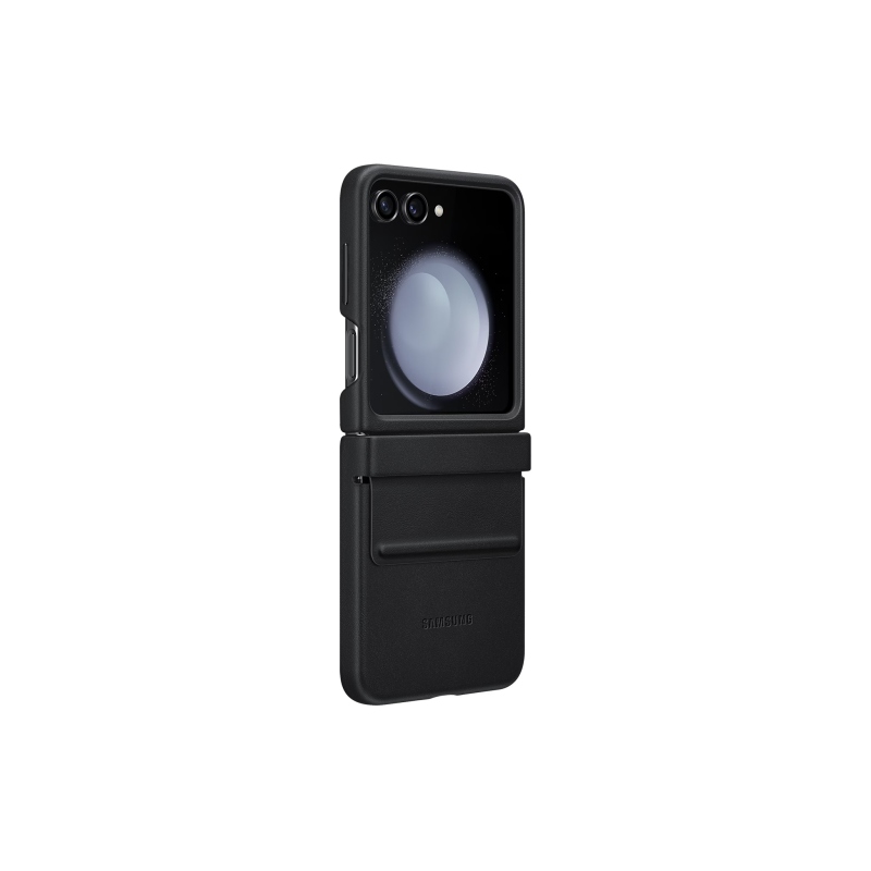 EF-VF731PBE Samsung Kožený Kryt pro Galaxy Z Flip 5 Black