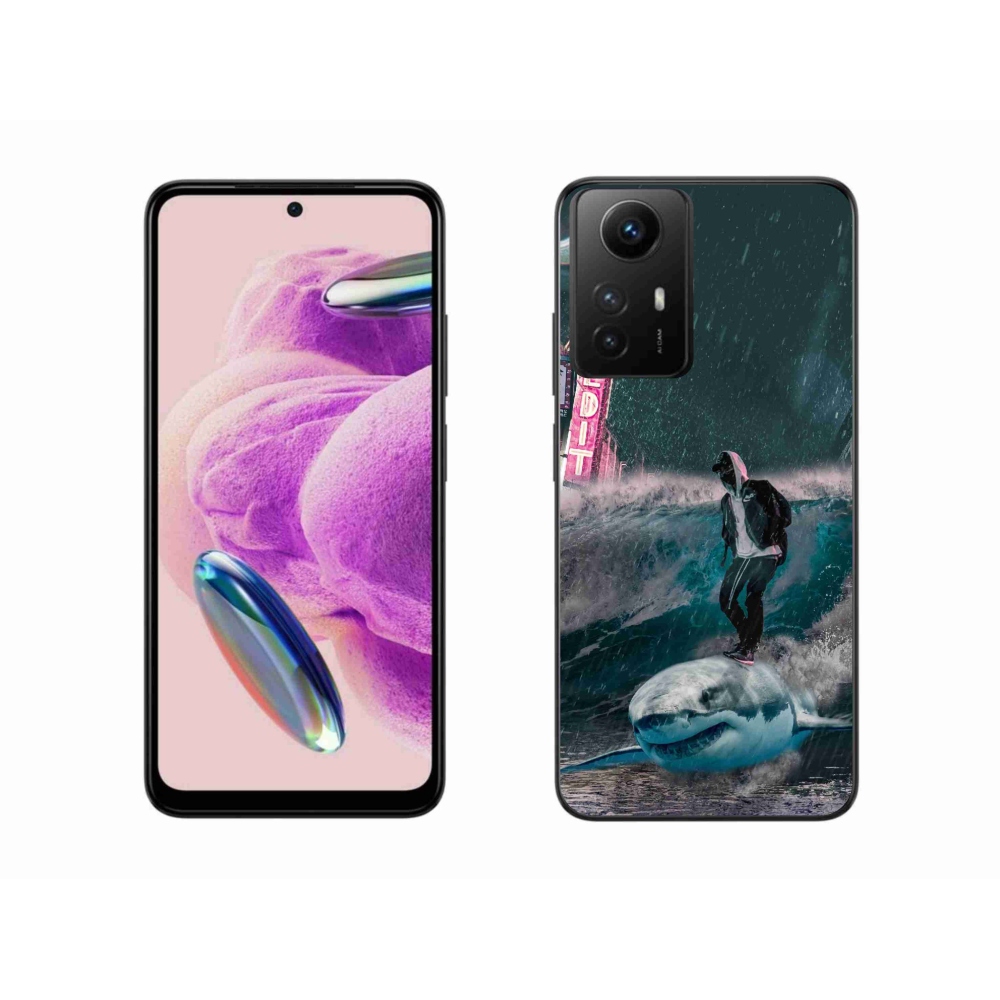 Gelový kryt mmCase na Xiaomi Redmi Note 12S - žralok