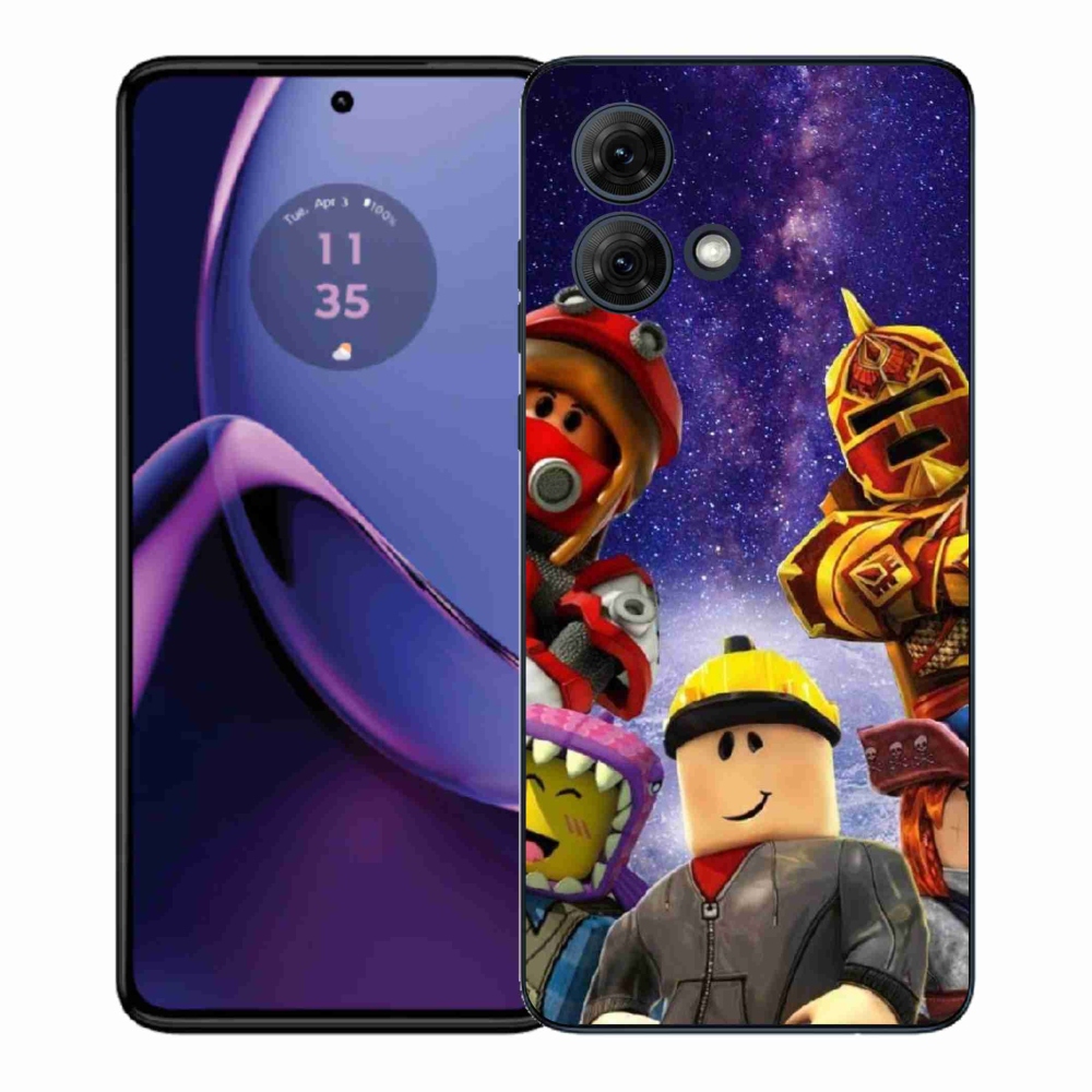 Gelový kryt mmCase na Motorola Moto G84 5G - roblox 3