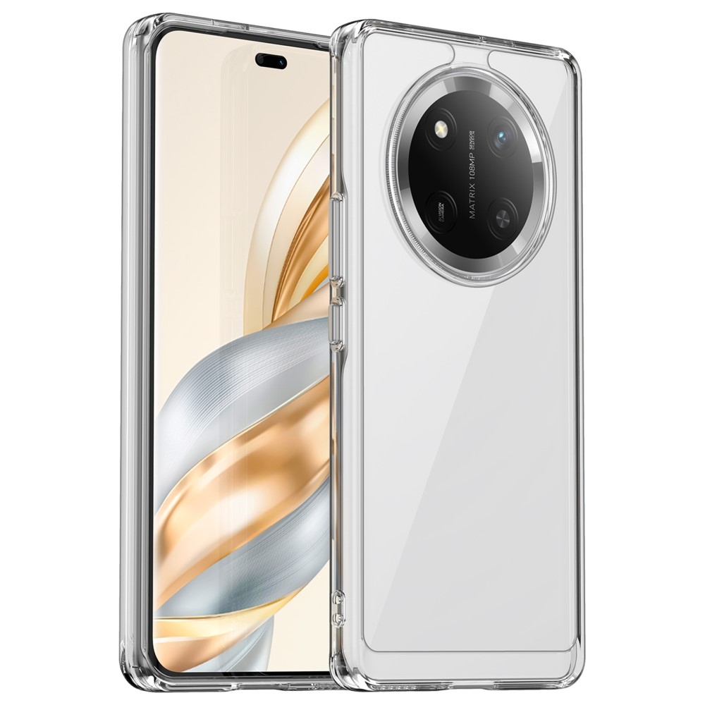 Gelový obal s pevnými zády na Honor Magic 7 Lite 5G - průhledný
