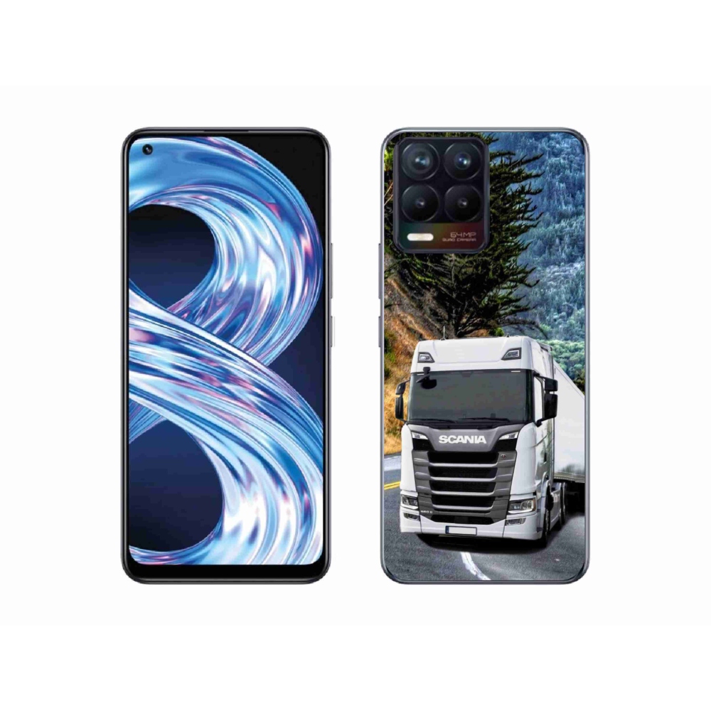 Gelový kryt mmCase na Realme 8 Pro - kamion 1