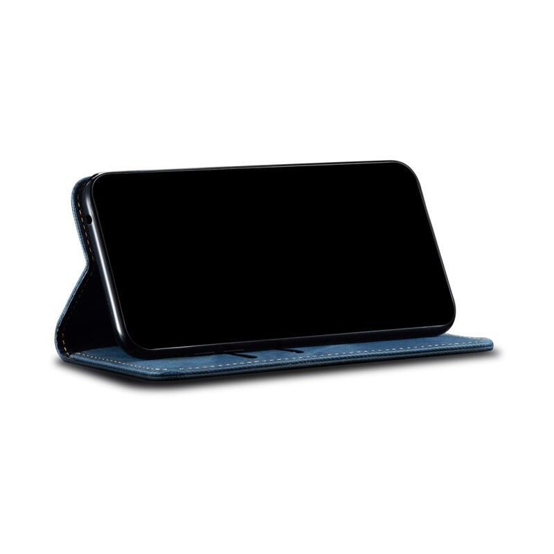 Jeans PU kožené peněženkové pouzdro na mobil Realme 9i - modré