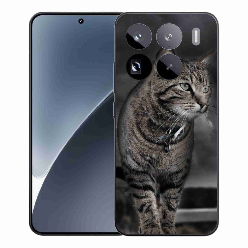 Gelový kryt mmCase na Xiaomi 15 Pro - kočka