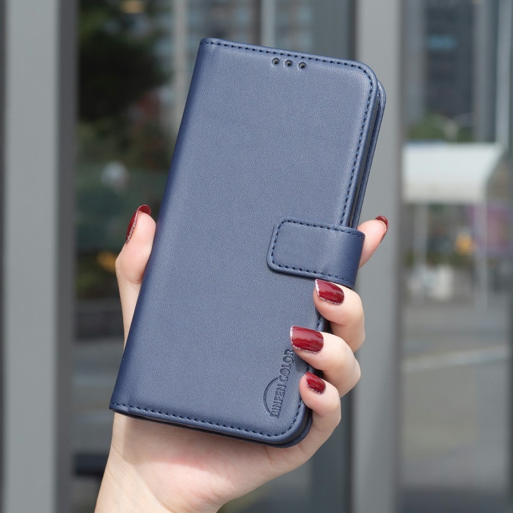 BNF knížkové pouzdro na Samsung Galaxy S25 Edge - modré