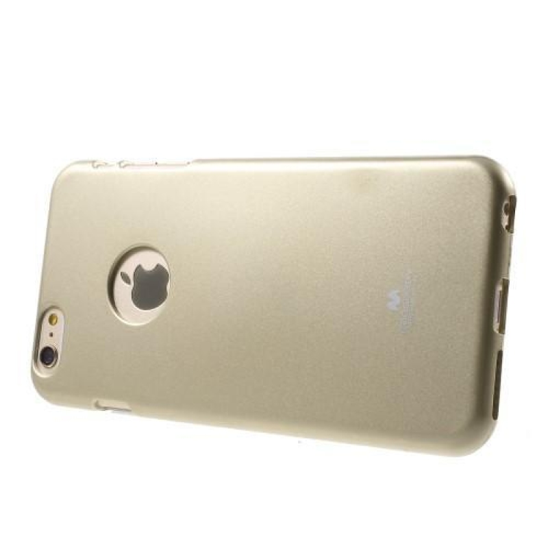 Jelly gelový obal na iPhone 6s Plus a 6 Plus - zlatý