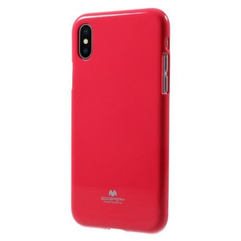 Jelly lesklý gelový obal na iPhone X - rose