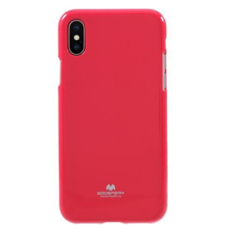 Jelly lesklý gelový obal na iPhone X - rose