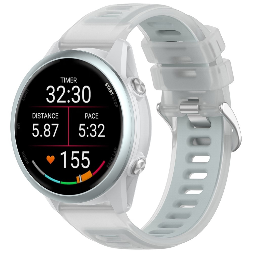 Jelly silikonový řemínek na Garmin Forerunner 570 42mm - bílý