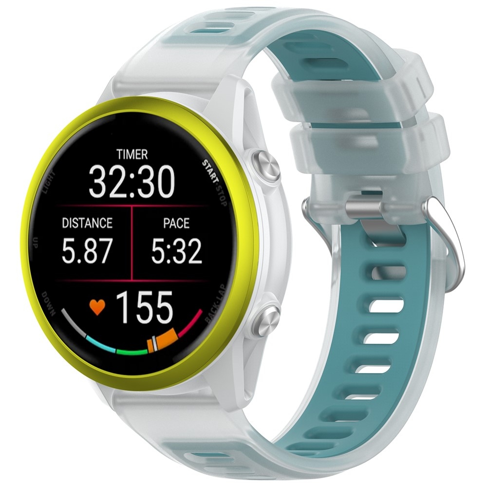 Jelly silikonový řemínek na Garmin Forerunner 570 42mm - modrý