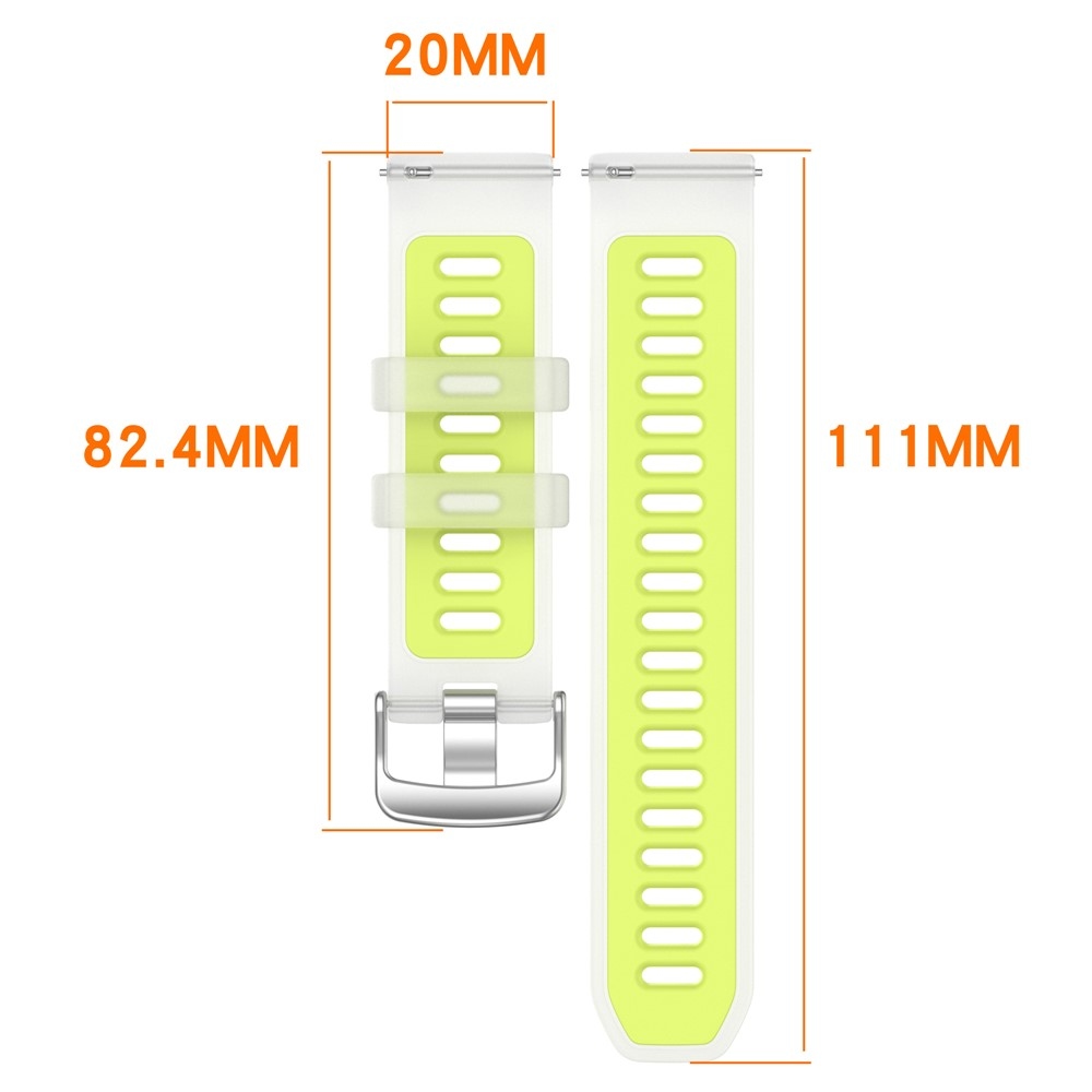 Jelly silikonový řemínek na Garmin Forerunner 570 42mm - zelený