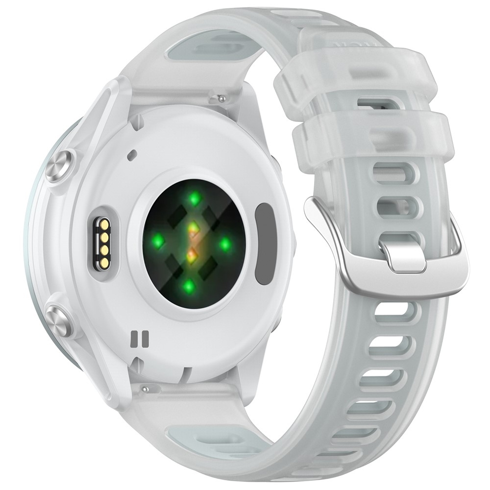Jelly silikonový řemínek na Garmin Forerunner 570 47mm/970/265 - bílý