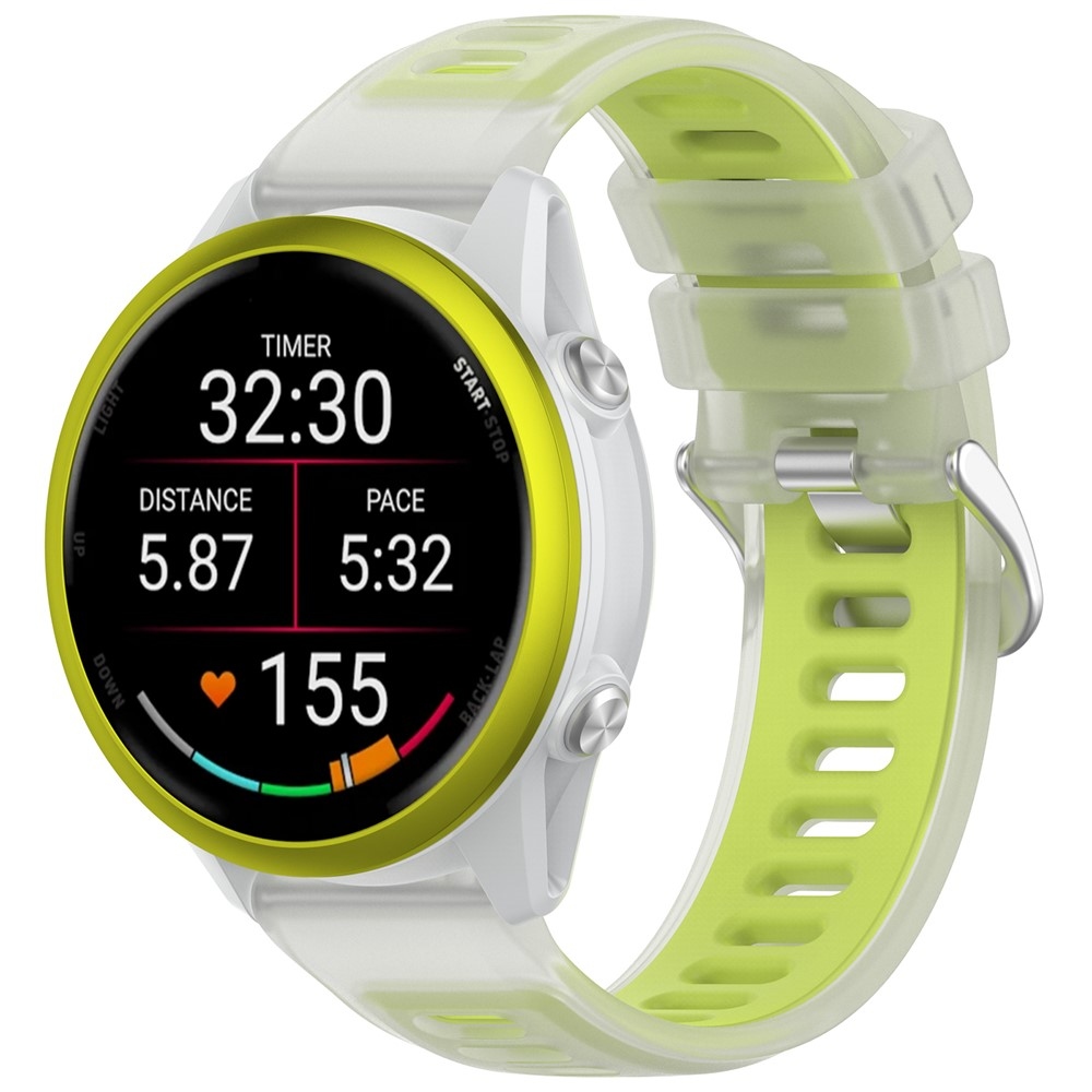 Jelly silikonový řemínek na Garmin Forerunner 570 47mm/970/265 - zelený
