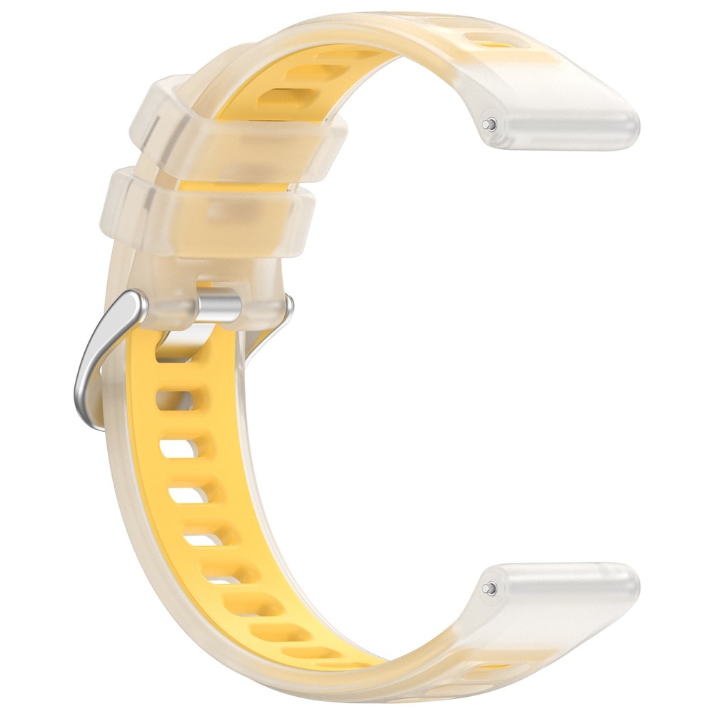 Jelly silikonový řemínek na Garmin Forerunner 570 47mm/970/265 - žlutý