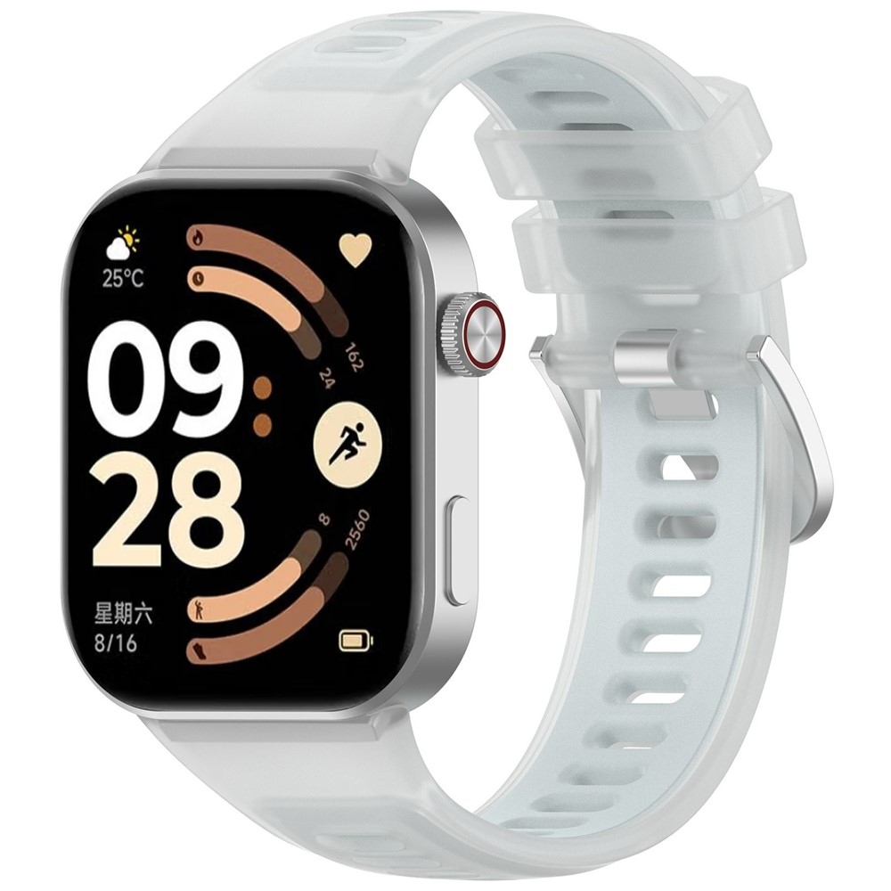 Jelly silikonový řemínek na Xiaomi Smart Band 10 Pro/9 Pro/8 Pro/Redmi Watch 6/5/4 - bílý