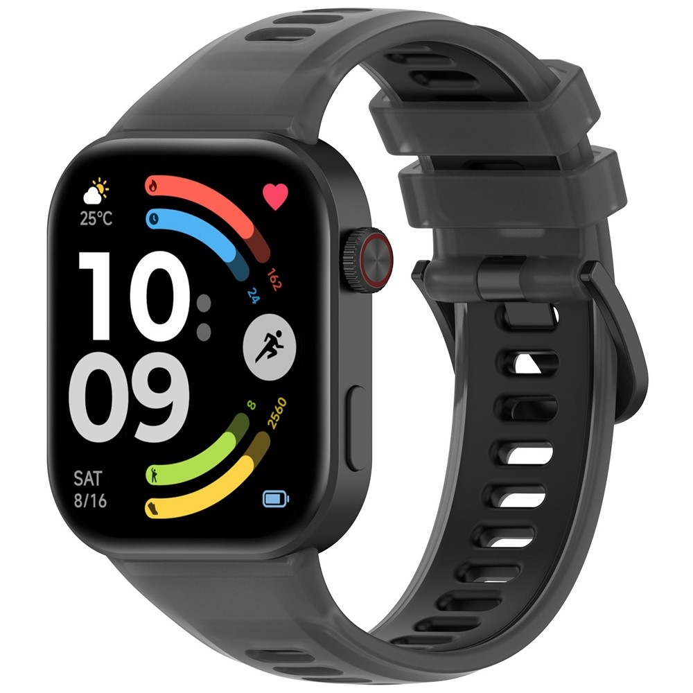 Jelly silikonový řemínek na Xiaomi Smart Band 10 Pro/9 Pro/8 Pro/Redmi Watch 6/5/4 - černý