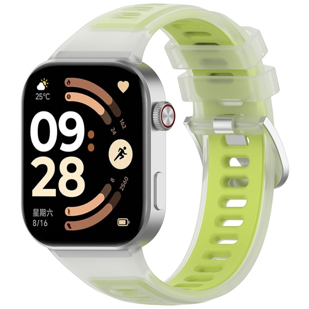 Jelly silikonový řemínek na Xiaomi Smart Band 10 Pro/9 Pro/8 Pro/Redmi Watch 6/5/4 - zelený