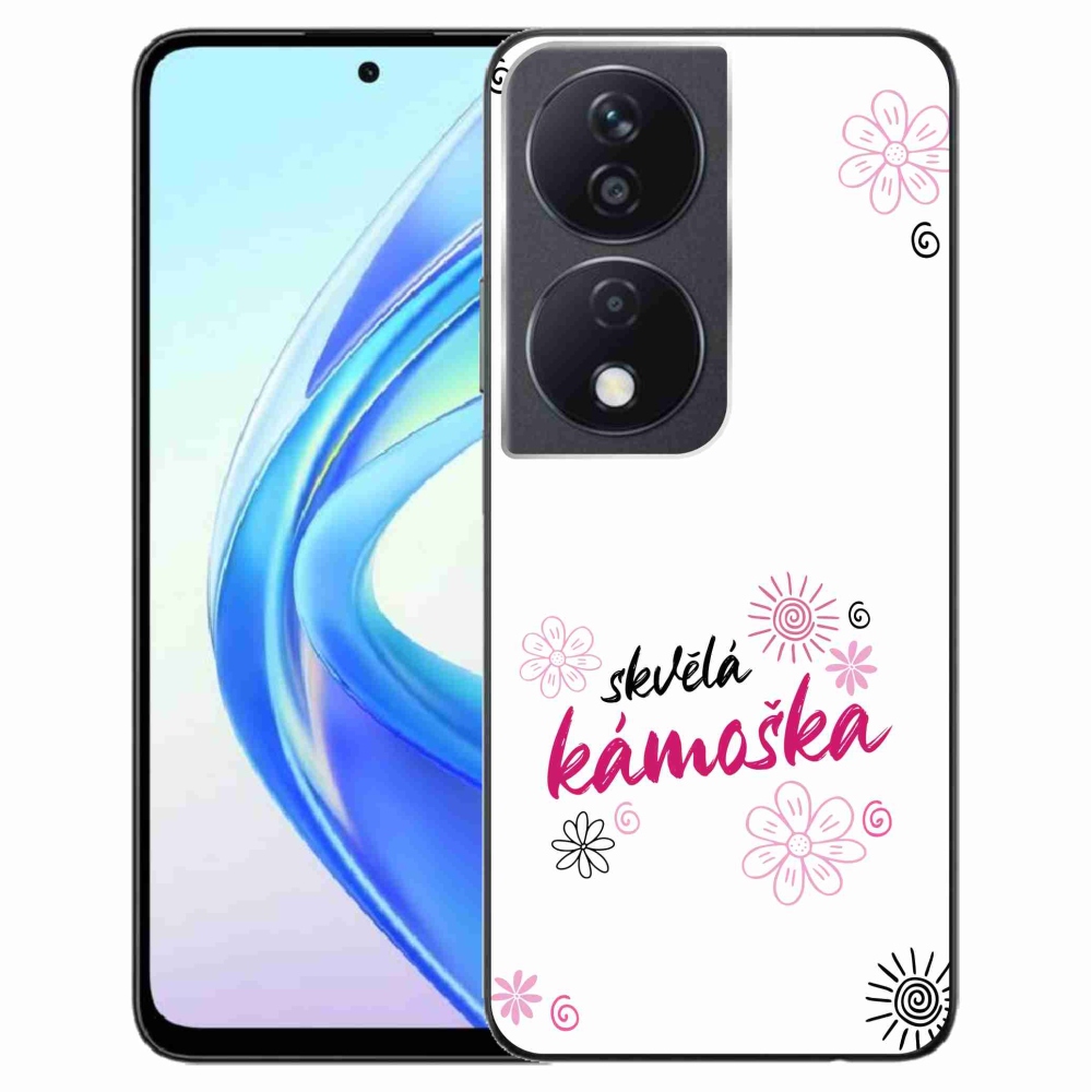 Gelový kryt mmCase na Honor X7b/Honor 90 Smart - skvělá kámoška bílé pozadí