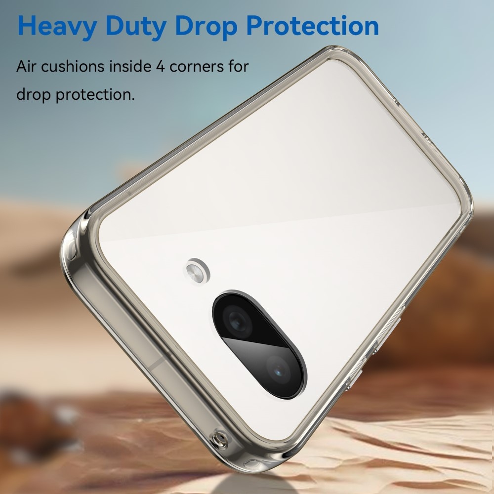 Gelový obal s pevnými zády na Google Pixel 9a - šedý