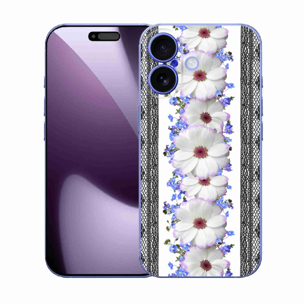 Gelový kryt mmCase na iPhone 17 - květiny 8